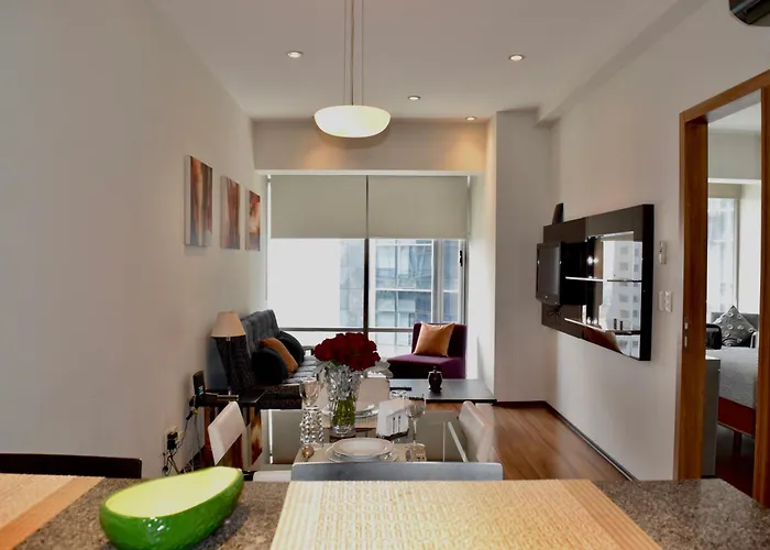 Apartment Centrico Sobre Paseo De La Reforma Elegante Y Confortable